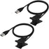 Kissmart 2-Pack Charger Cable for Fitbit Alta, Repalcement USB Charging Cable with 1m/3.3ft USB Cord for Fitbit Alta Smart Wristband Accessories...