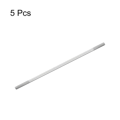 MECCANIXITY 304 Stainless Steel Push Rod Connector Double End Threaded Rod for DIY RC Car, Boat, Car, Airplane, Helicopter Model&DIY Material, M4x...