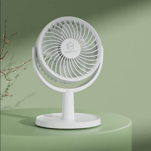 4 Speeds Strong Desk Fan with Elegant Apperance, Personal Portable Mini USB Fan, Quiet, 310 Degree Rotation, Detachable, Easy to Clean, Lightweigh...