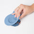Ubbi Bathtub Drain Cover, Silicone Drain Stopper with Suction, Baby Bath Time Accessory, Cloudy Blue...