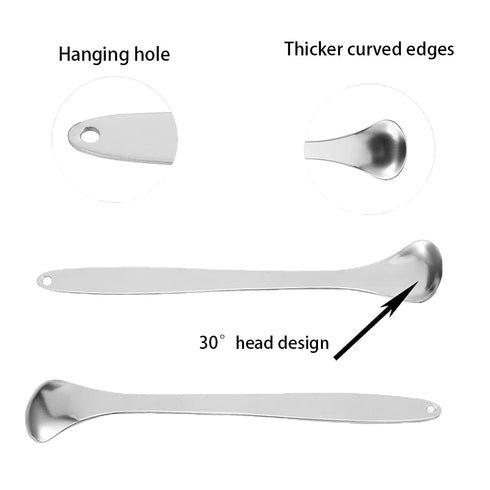 6 pcs Tongue Scraper, BOSOIRSOU Stainless Steel Tongue Cleaners Portable Tongue Brushes Breath Fresher Tool for Adults Kids Oral Care...