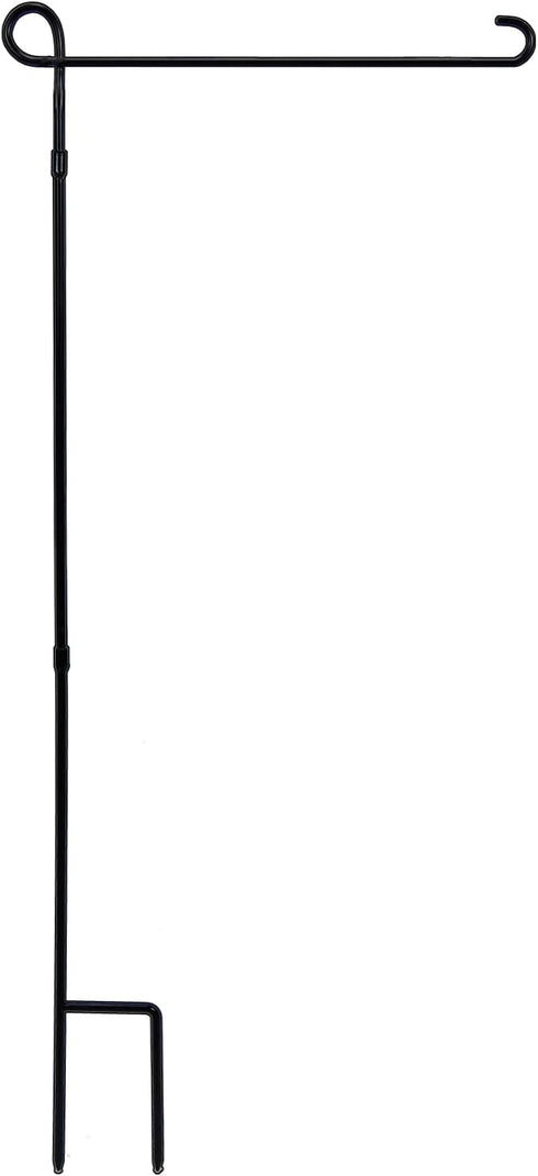 YEAHOME Garden Flag Stand Holder, Premium Yard Flag Holder Weather-Proof Metal Powder-Coated Flagpole for American Flag, Christmas Garden Flag, Ou...