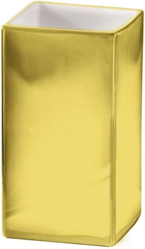Glamour Chic Porcelain Soap Dispenser 5.83" t X 3.86" w (Gold)...