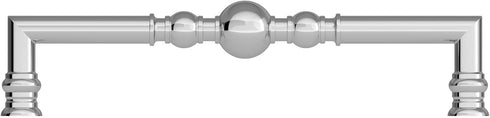 Richelieu Hardware BP8789192140 Firenze Collection 7 9/16-inch (192 mm) Center-to-Center Chrome Traditional Round Cabinet and Drawer Pull Handle f...