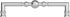 Richelieu Hardware BP8789192140 Firenze Collection 7 9/16-inch (192 mm) Center-to-Center Chrome Traditional Round Cabinet and Drawer Pull Handle f...