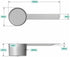 2 Tablespoon (1/8 Cup | 1 Oz. | 6 Teaspoon | 29.6 mL) Long Handle Scoop for Measuring Coffee, Pet Food, Grains, Protein, Spices and Other Dry Good...