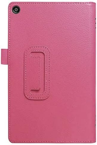 Tablet Smart Cover for Amazon Kindle Fire HD 8 HD8 Gen 6th 7th 8th (2016 2017 2018 Release) Ultra Slim Lightweight Folio Stand Leather Case +1x Cl...