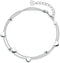 925 Sterling Silver Bracelets for Women Teens, Love Heart Charm Chain Bracelet Bangle Fashion Jewelry Gifts...