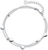 925 Sterling Silver Bracelets for Women Teens, Love Heart Charm Chain Bracelet Bangle Fashion Jewelry Gifts...