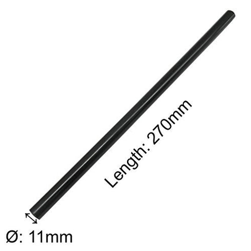 TrendBox Pack of 20 Black 11mmx270mm - Hot Melt Glue Sticks Strips Melting Adhesive for Handmade Craft DIY Home Office Project Craftwork Fix & Rep...