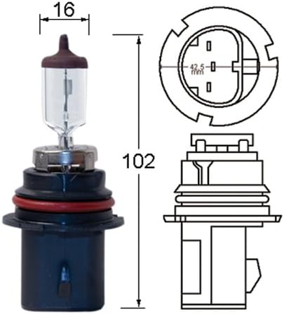 Hella H71070622 Optilux XY Series HB5 9007 Xenon Yellow Halogen Bulbs, 12V, 65/55W, 2 Pack...