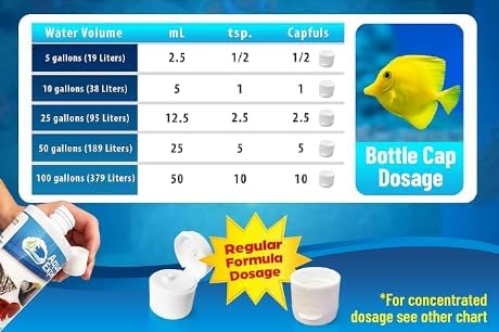 TankFirst Complete Aquarium Water Conditioner - Fish Water Conditioner, Instantly Removes Chlorine, Chloramines, and detoxifies Ammonia from Fish ...