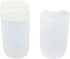 4 Pcs Portable Travel Toothbrush Case PP Plastic Toothbrush Storage Box Toothbrush Bucket Toothbrush Container (Translucent White)...