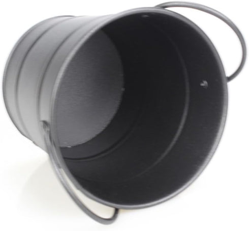 Food Container Small Containers Black Metal Ice Container for Bar Basket Mini Tinplate Bucket Portable Ice Bucket French Fry Bucket Dipping Sauce ...