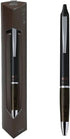 Pilot Japan Frixion Ball Knock Zone Gel Ink Ballpoint Pen Dark Brown 0.5mm Black Ink LFBKZ-2SEF-DBN Japan Import With Original Stylus Ballpoint To...