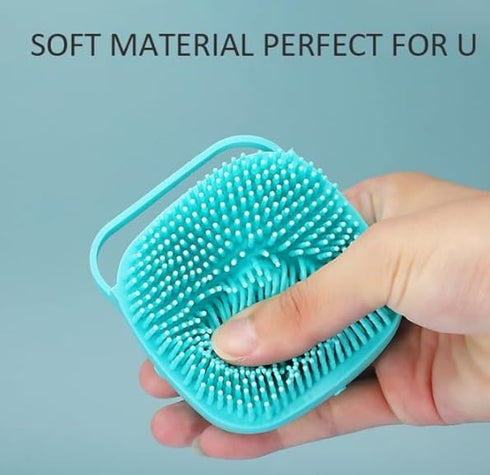 MB&RB STORE Pack of 2 Soft Silicone Pet Bath Brushes, Pet Grooming Shampoo, Massage Dispenser for Short and Long Haired Dogs and Cats...