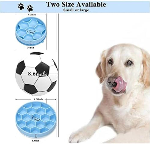 Silicone Slow Feeder Dog Bowls for Small Dogs/Medium Sized Dog - Slow Feeder Cat Bowl Wet Food/Dry Food - Cat Slow Feeder Bowl - Slow Cat Feeder B...