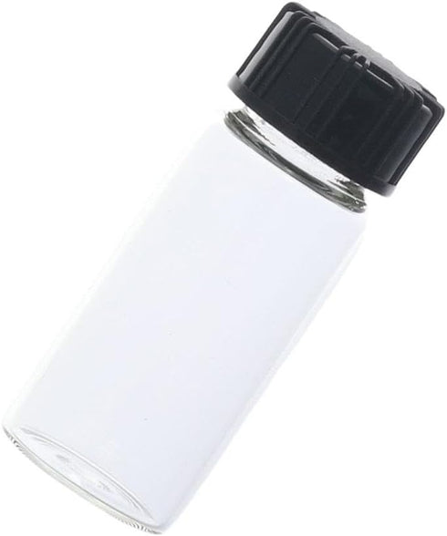 10Pcs Clear Bottles Vial, 10ml (0.3 Oz) Liquid Sampling Sample, Glass Bottles Vials, Empty Jars with Screwcap for Liquids, Powder, Seeds...