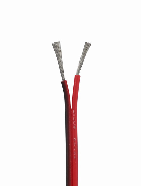 18 AWG Wire Electrical Wires - Flexible Silicone Wire 2 Conductor Parallel Wire (Black 66ft Red 66ft) Stranded Wire Electronic Hook up Wire...