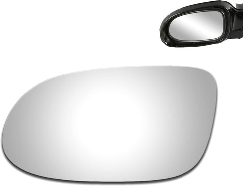 Mirror Glass fit for MERCEDES BENZ SL55 SL500 SLK32 SLK230 CLK320 CLK350 Replacement Driver Side Left Flat Glass...