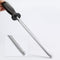 Carbon Steel Knife Sharpener Rod, Professional Honing steel sharpening Stick for home/hunting with immediate sharpening results 10 inch...