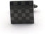 Gun Black Laser Engraved Checker Pattern Dress Shirt Cufflinks...