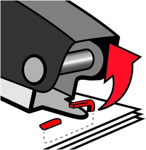 Essentials M352611 – Mini Stapler Metal Pocket for up to 15 Sheets, Black...