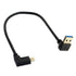 NFHK Reversible USB 3.1 USB-C Angled to 90 Degree Down Angled A Male Data Cable for MacBook & Tablet & Mobile Phone...