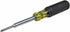 Klein Tools 32559 Multi-bit Screwdriver / Nut Driver, Extended Reach 6-in-1 Tool with Nut Driver, Phillips and Slotted Bits...