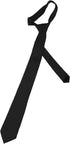 K. Alexander Black Ties New Mens Solid Color Black Neckties - 2 PACK...