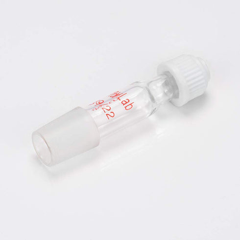 StonyLab Thermometer Inlet Adapter with 19/22 Inner Joint, 80mm Height, for Distillation Apparatus...