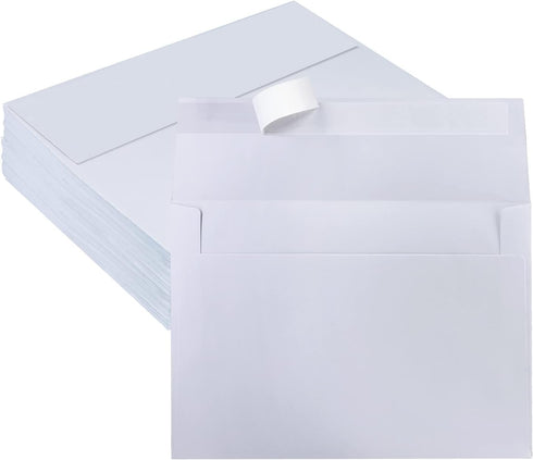 AnutriON5x7 Envelopes, 48 Pack White A7 Envelopes 5x7, Card Envelopes, Printable Envelopes, Quick Self Seal Envelopes, 5x7 Envelopes for Invitatio...