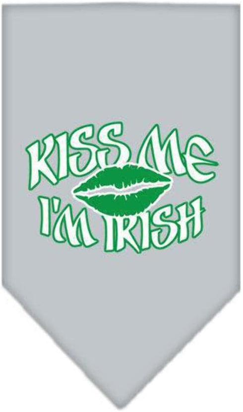 Mirage Pet Products Kiss Me I'm Irish Screen Print Bandana, Small, Turquoise...