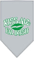 Mirage Pet Products Kiss Me I'm Irish Screen Print Bandana, Small, Turquoise...