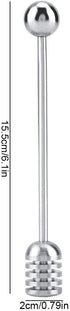 Fdit Solid Stainless Steel Honey Dipper Drizzler Stirrer Spoon Mixing Stick Tool...