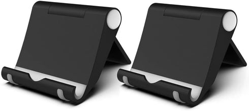 Cell Phone Stand 2 Pack Cell Phone Holder for Desk, Portable Phone Stand Holder for Desktop Kitchen Travel, Cellphone Stand Mobile Holder for iPho...