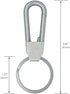 Stainless Steel Key Chain Heavy Duty Car Key Clip with Belt Hook...