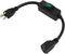 1.5Feet Waterproof Extension Power Cord, in-Line On-Off switch Extension Cable, SJTW 14AWG 3C Waterproof,Max.20A 125V Heavy Duty Inline Switch AC ...