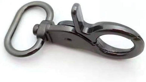 7/8 Inch Lobster Clasps Swivel Trigger Snap Hooks for Straps Bags Belting Leathercraft 10pcs (Gunmetal)...