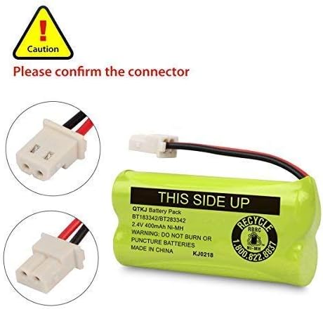 BT183342 BT166342 BT266342 BT283342 BT162342 BT262342 Cordless Phone Battery for AT&T CL4940 EL52300 CL80113 CL80111 CL80112 VTech CS6114 CS6419 C...