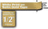 Brother PTouch 1/2" Laminated TZe Tape Model TZE-MQ835...