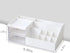 Desk Organizer Cosmetic Display Cases,Make up Organizers and Storage for Eyeshadows, Concealers, Powders, Makeup Brush, Nail Polish White...