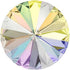 6-pcs 12mm Austria Crystal 1122 Rivoli Button with Shank, SW-1122BT (Crystal AB)...