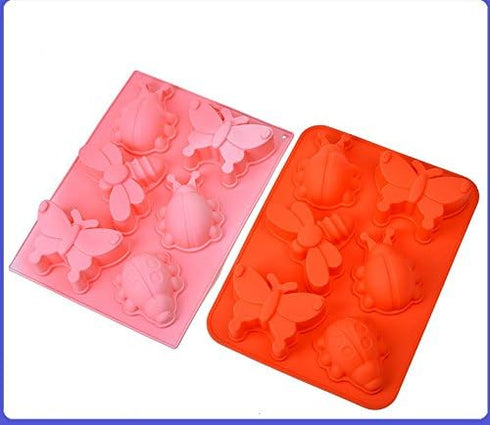 Butterfly Ladybird Dragonfly Cake Mold Silicone Baking Molds for Your Birthday Cake, Soap, Bread, Loaf, Muffin, Brownie, Cornbread, Cheesecake and...