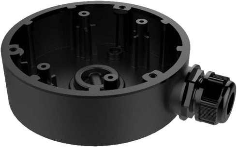 DS-1280ZJ-PT6 Black Waterproof Junction Box Mount Bracket for Bullet&Dome Cameras, Compatible with HIK IP Cameras DS-2CD2386G2-IU, DS-2CD2H83G2-IZ...