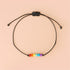Bohemian Seed Bead Beaded Bracelet Anklet Colorful Rainbow LGBT Pride Bracelet LGBT BFF Friendship Bracelets for Women Men Teen Jewelry Adjust...