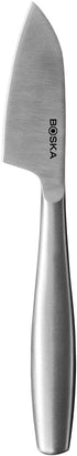 BOSKA Stainless Steel Cheese Knife - Copenhagen Nr.3 For All Types of Cheese - Multi-Functional Cheese Slicer - Handheld Slicer - Silver Non-Stick...