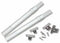 Graber Crystal Clear Sash Curtain Rod - 2 Rods per Package (11 1/2 to 20-Inch Adjustable Width, Clear)...