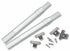 Graber Crystal Clear Sash Curtain Rod - 2 Rods per Package (11 1/2 to 20-Inch Adjustable Width, Clear)...