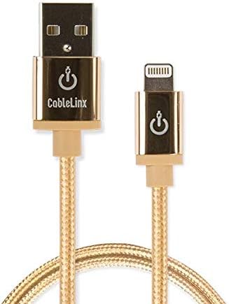 Limitless Innovations CableLinx Elite MFi Charge & Sync Braided Cable for ChargeHub - Compatible with iPhone Xs/XS Max/XR/X, 8/8 Plus, 7/7 Plus, i...